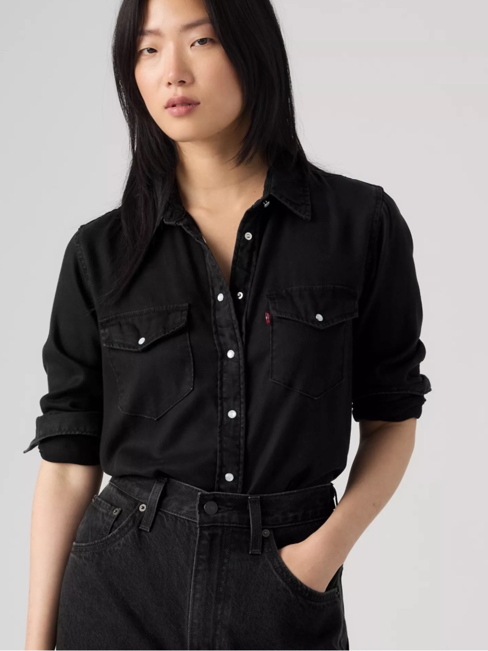 Levi’s Iconic Western Shirt in Dark Ages, size S